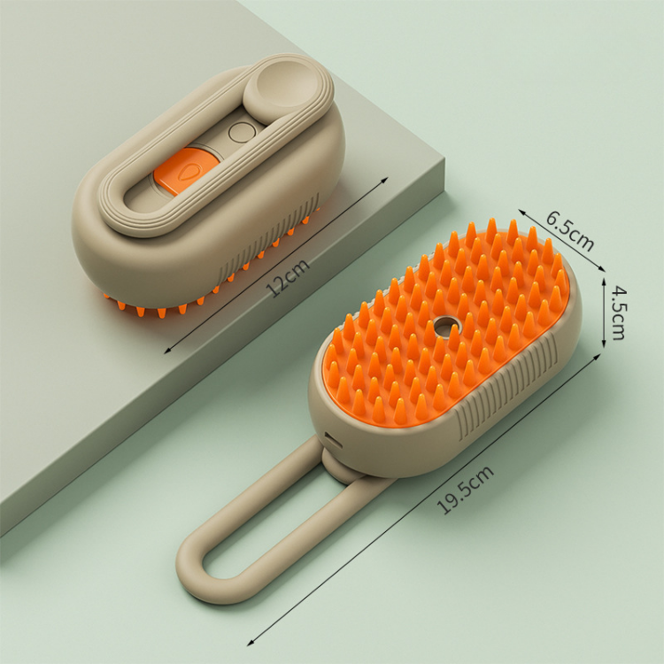 Escova Vapor Para Pets 2.0 - Escova Remove Pelos - USB Recarregável