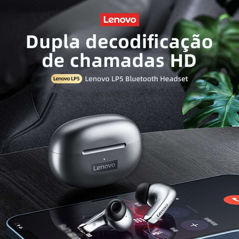 Fone ThinkPlus Bluetooth Bateria Longa Duração - Lenovo