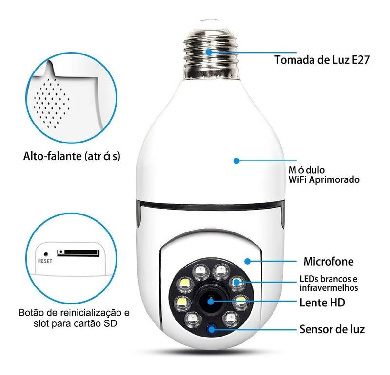 Câmera Nozzle WiFi 360º